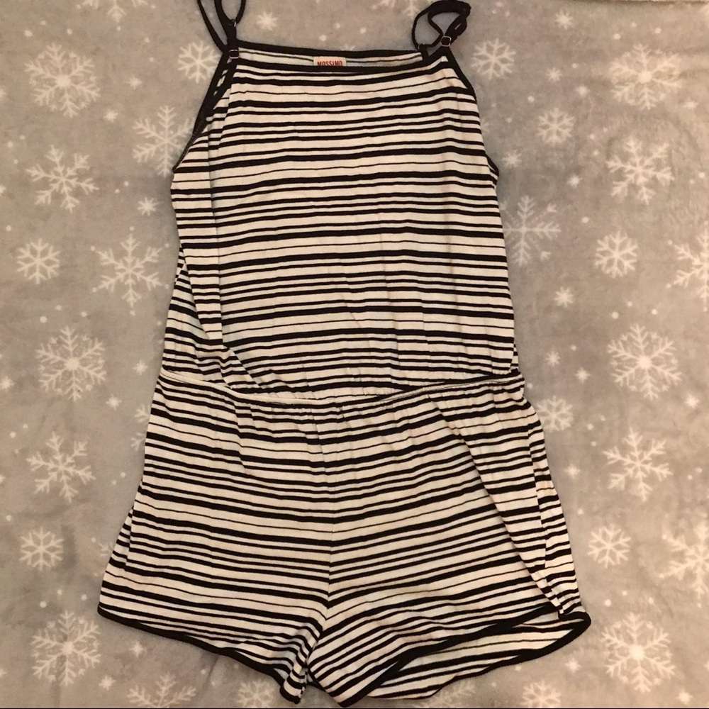 Mossimo Zebra Stripe Romper